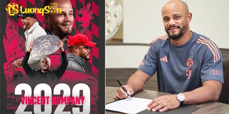 Hợp đồng gia hạn của Vincent Kompany voiws Bayern